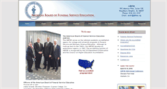 Desktop Screenshot of abfse.org